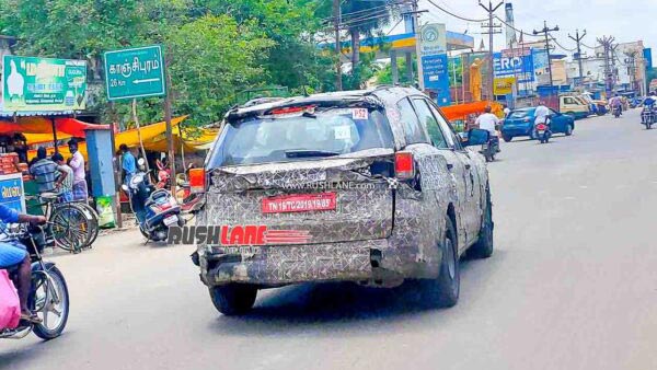 சென்னைக்கு அருகே மஹிந்திரா எக்ஸ்யூவி500 கார் மீண்டும் சோதனை ஓட்டம்...