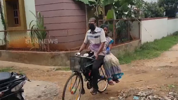 மகன் கொடுத்த ஐடியாவில் தந்தை உருவாக்கிய சூப்பர் சைக்கிள்... வாயை பிளந்து பார்க்கும் ஓசூர் மக்கள்...