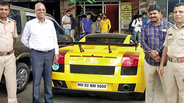 பெயிண்டிங் கடையில் இருந்த கோடி ரூபாய் விலையுள்ள காரை தூக்கிய போலீஸ்... காரணத்தை கேட்டு மிரண்டுபோன கடைக்காரர்!