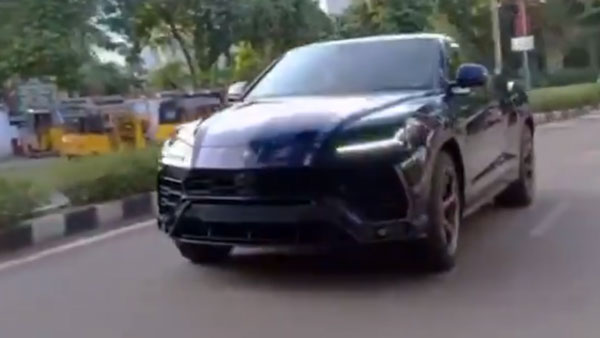 விலையுயர்ந்த சூப்பர் காரை தானே இறங்கி ஓட்டிய சூப்பர் ஸ்டார்... விலையை கேட்டு பிரம்மித்துபோன மக்கள்!!