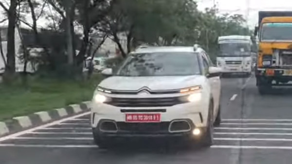 இந்திய அறிமுகத்திற்கு வேகமாக தயாராகிவரும் சிட்ரோன்... சி5 ஏர்க்ராஸ் எஸ்யூவிகள் தமிழ்நாட்டில் சோதனை...