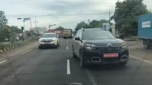 இந்திய அறிமுகத்திற்கு வேகமாக தயாராகிவரும் சிட்ரோன்... சி5 ஏர்க்ராஸ் எஸ்யூவிகள் தமிழ்நாட்டில் சோதனை...
