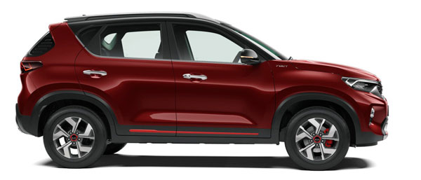கியா சொனெட்டின் விலை குறைவான வேரியண்ட் இவ்வாறு தான் இருக்கும்... முதன்முறையாக வெளியான ஸ்பை படங்கள்