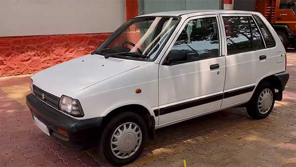 என்ஜினிற்கு பதிலாக எலக்ட்ரிக் மோட்டார் உடன் மாருதி 800... இதுவும் நல்லாதான் இருக்கு...