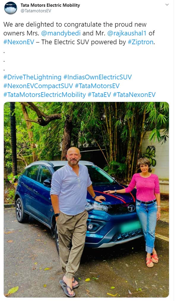 ஆச்சரியம்... இந்தியாவின் மலிவு விலை மின்சார காரை வாங்கிய பிரபல நடிகை... யாருனு தெரியுமா?