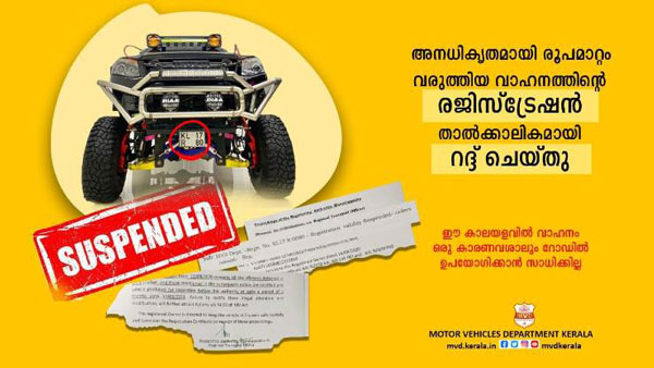 விலையுயர்ந்த காரின் பதிவு ரத்து... காரணம் என்ன தெரியுமா?.. பிரமாண்ட அரக்கனுக்கு நேர்ந்த சோகம்..!