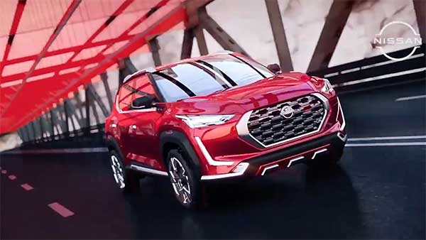 சொனெட்டிற்கு போட்டியாக மலிவான விலையில் வெளிவரவுள்ள நிஸான் மேக்னைட்... காப்புரிமை படங்கள் வெளியீடு...