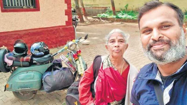 சூப்பர்! பழைய ஸ்கூட்டரில் வலம் வந்த தாய்-மகனுக்கு அடித்த ஜாக்பாட்! தாராள மனசுடன் புதிய காரை வாரி வழங்கிய ஆனந்த் மஹிந்திரா...