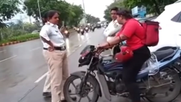 போலீசாரை தகாத வார்த்தைகளில் திட்டிய டெலிவரி கேர்ள்! இப்படி ஒரு தண்டனையை எதிர்பார்த்திருக்க மாட்டார்