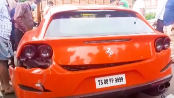 ஃபெராரி கார் மோதியதில் பரிதாபமாக உயிரிழந்த வாட்ச்மேன்... விபத்துக்கு காரணம் தெரிஞ்சா கோவப்படுவீங்க