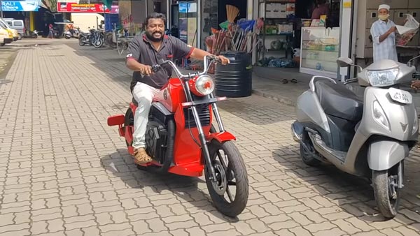எலெக்ட்ரிக் பைக்கை உருவாக்கிய சைக்கிள் கடை உரிமையாளர்... எப்படினு தெரிஞ்சா அசந்து போயிருவீங்க...