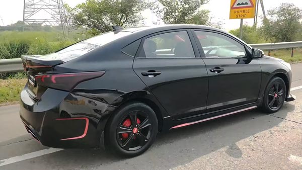 மாஃபியா கும்பல்களின் கார்கள் இப்படிதான் இருக்கும்... மாடிஃபை ஹூண்டாய் வெர்னா...