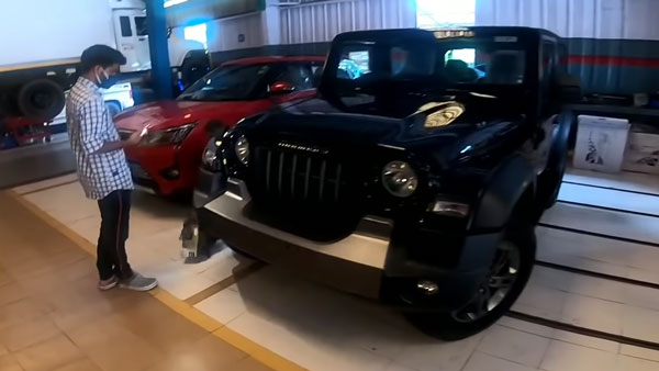 அறிமுகமான முதல் நாளிலேயே மாடிஃபை செய்யப்பட்ட 2020 மஹிந்திரா தார்... ‘டெமோ’விற்காக இந்த காரா...?
