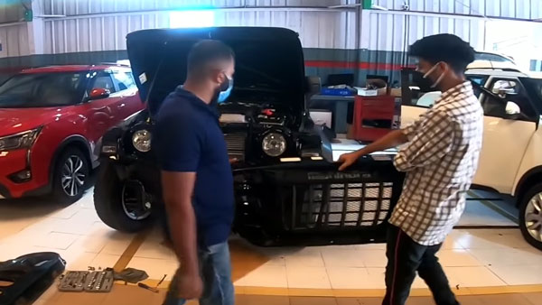 அறிமுகமான முதல் நாளிலேயே மாடிஃபை செய்யப்பட்ட 2020 மஹிந்திரா தார்... ‘டெமோ’விற்காக இந்த காரா...?