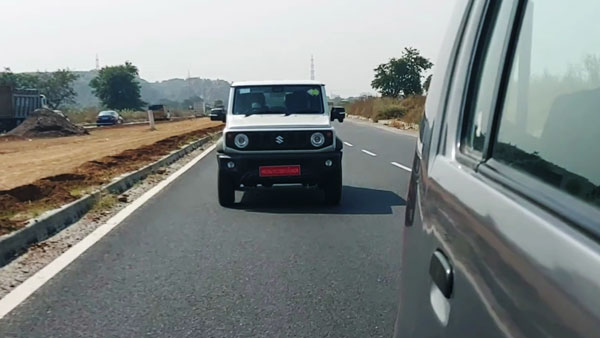 மாருதி ஆலை அருகே ஜிம்னி எஸ்யூவி சோதனை ஓட்டம்... இந்திய அறிமுகம் உறுதியாகிறது?