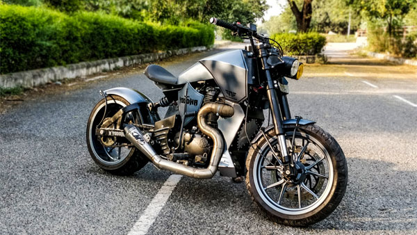 இதுதான் ராயல் என்பீல்டு யோதா... மாடிஃபை செய்யப்பட்ட தண்டர்பேர்டு 350 பைக்...