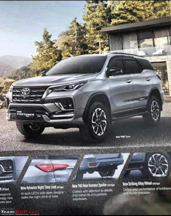 டொயோட்டா ஃபார்ச்சூனரையே தோற்கடிக்கும் அம்சங்களுடன் ஃபார்ச்சூனர் டிஆர்டி ஸ்போர்டிவோ ஃபேஸ்லிஃப்ட்...!