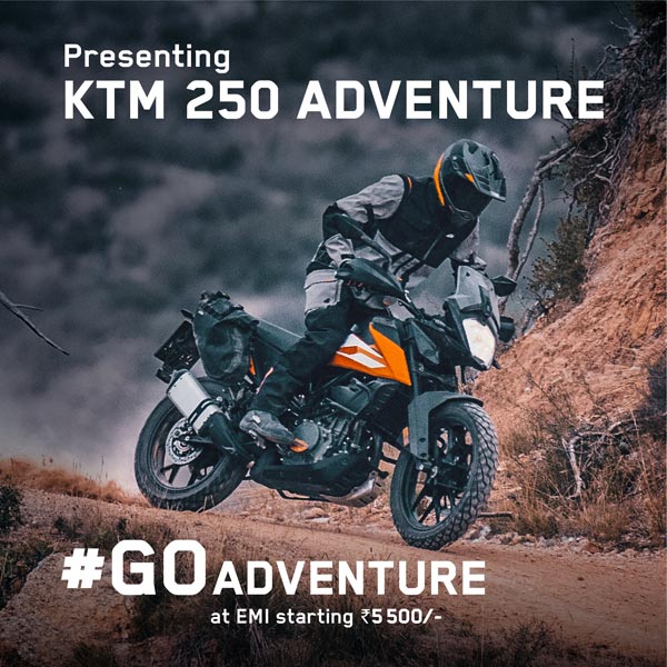 கேடிஎம் நிறுவனத்தின் புதிய 250 அட்வென்சர் பைக் இந்தியாவில் விற்பனைக்கு அறிமுகம்... இதோட விலை எவ்வளவு தெரியுமா?