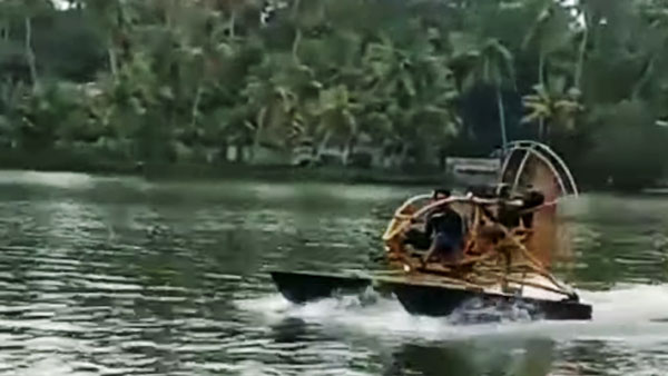 காற்றில் பறக்க, தண்ணீரில் மிதக்க, சாலையில் சீறி பாய இந்த ஒற்றை வாகனம் போதும்... கேரள இளைஞரின் அசாத்திய கண்டுபிடிப்பு!