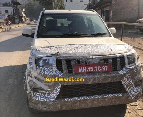 மீண்டும் கேமிரா கண்களில் சிக்கிய புதிய மஹிந்திரா பொலிரோ நியோ!! பொது சாலையில் சோதனை ஓட்டம்