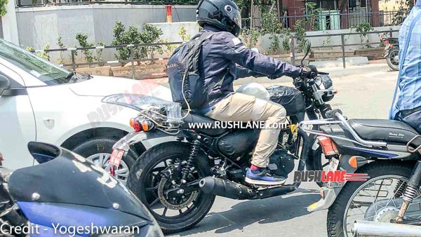 ராயல் என்பீல்டின் புதிய 350சிசி பைக் பொது சாலையில் சோதனை!! ஹோண்டா சிபி350ஆர்எஸ்-இன் போட்டி மாடல்...