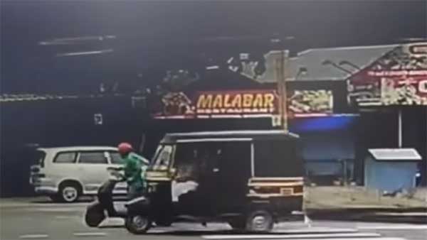 நிச்சயம் இவரு ஏதோ புண்ணியம் செஞ்சிருக்கணும்... நூலிழையில் உயிர்தப்பிய இளைஞர்... பரபரப்பு சிசிடிவி வீடியோ!