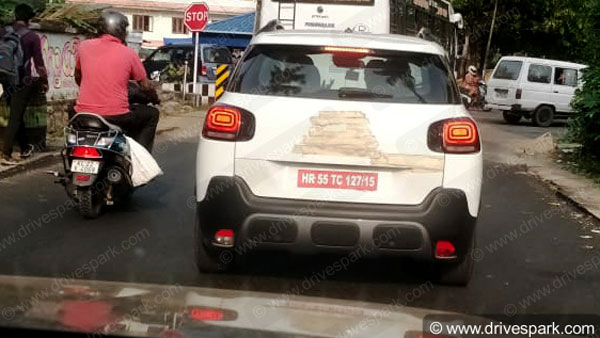 சி5 ஏர்க்ராஸை தொடர்ந்து சிட்ரோனின் அடுத்த எஸ்யூவி கார்!! இந்தியாவில் சோதனை ஓட்டம்!