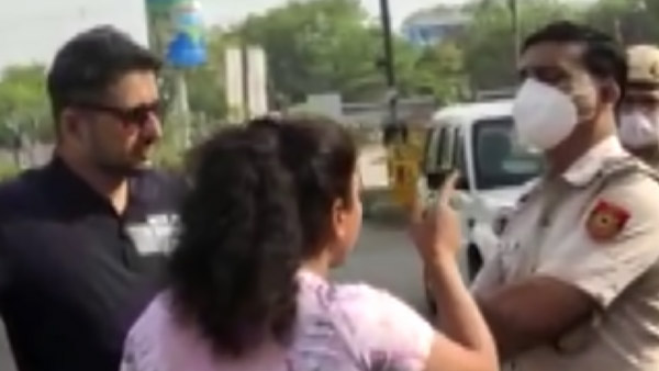 மாஸ்க் அணியவில்லை என்றால், என்ன இப்படி தூக்குறாங்க!! போலீஸாரிடம் சிக்கிய தம்பதியினர்...