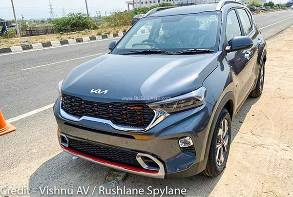 புதிய பிராண்டு லோகோவுடன் கியா சொனெட் காரின் முதல் தரிசனம்!