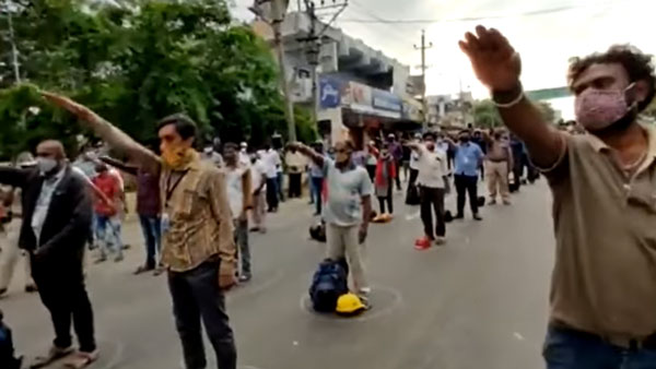 ஆரம்பிச்சிட்டாங்க... லாக்டவுண் விதி மீறிய வாகன ஓட்டிகள்மீது விநோத நடவடிக்கை... என்ன தெரிஞ்சா அசந்துருவீங்க!!