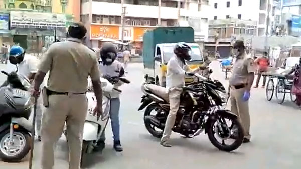 ஆரம்பிச்சிட்டாங்க... லாக்டவுண் விதி மீறிய வாகன ஓட்டிகள்மீது விநோத நடவடிக்கை... என்ன தெரிஞ்சா அசந்துருவீங்க!!