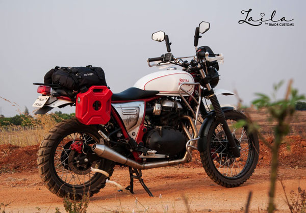 ராயல் என்பீல்டு ரசிகரால் மட்டும் தான் இது முடியும்!! அட்வென்ச்சர் பைக்காக மாறிய இண்டர்செப்டர் 650...