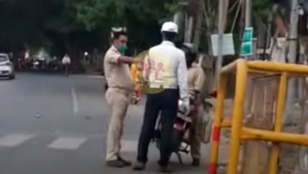 நடு ரோட்டில் குடுமிபிடி சண்டை! காவலர்களின் செயலால் மிரண்டுபோன பொதுமக்கள்... இதுக்கு காரணம் என்ன தெரியுமா?