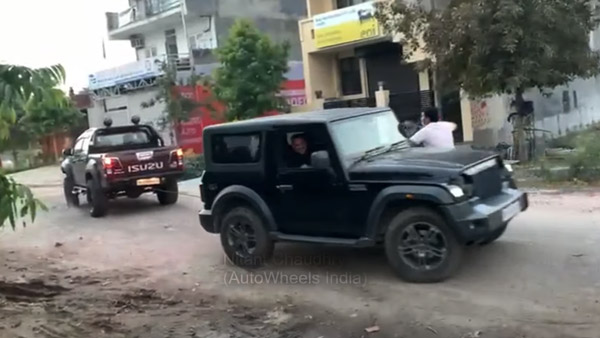 ஜப்பானிய இசுஸு பிக்அப் ட்ரக் Vs இந்திய மஹிந்திரா தார்...!! அனல்பறந்த இழுபறி போட்டி..!