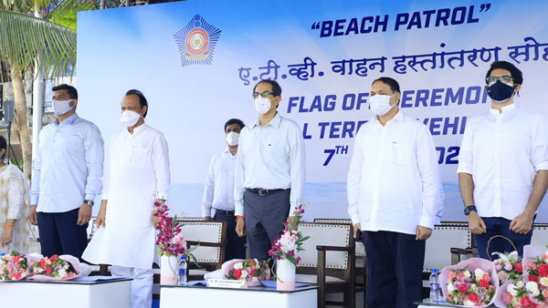 ஊரடங்கில் இனி கடற்கரையில் சுற்ற முடியாது... போலீஸாரின் ரோந்து பணிக்கு 10 போலரிஸ் வாகனங்கள்!!