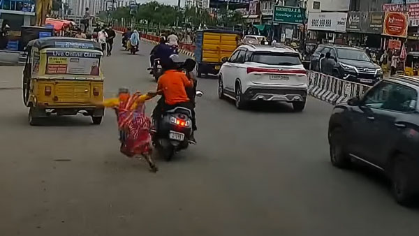 மூதாட்டி மீது ஸ்கூட்டர் மோதல்... திரும்பி கூட பார்க்காமல் சென்ற சிறார்கள்... கடும் நடவடிக்கை எடுத்த போலீஸ்!