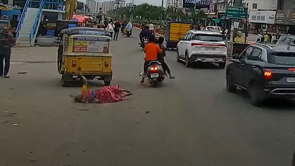 மூதாட்டி மீது ஸ்கூட்டர் மோதல்... திரும்பி கூட பார்க்காமல் சென்ற சிறார்கள்... கடும் நடவடிக்கை எடுத்த போலீஸ்!