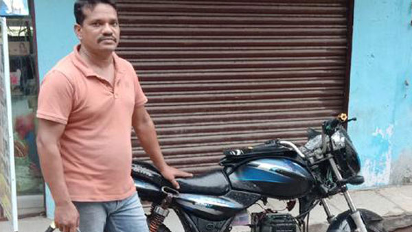 பெட்ரோல் பைக்கை எலெக்ட்ரிக் பைக்காக மாற்றிய மெக்கானிக்... எவ்ளோ செலவு ஆச்சுனு தெரிஞ்சா நீங்களும் மாத்தீருவீங்க