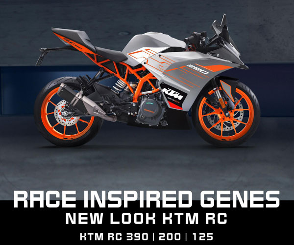 2022 RC பைக்குகளின் தோற்றத்தை வெளியிட்டது KTM!! RC200-க்கு இணையான தோற்றத்தில் RC125!