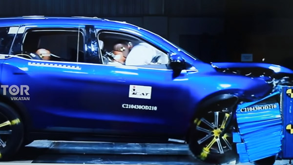 உலகளாவிய மோதல் சோதனையில் எத்தனை மதிப்பெண்களை பெறும் Mahindra XUV700!! எதிர்பார்ப்பு வலுவாக உள்ளது