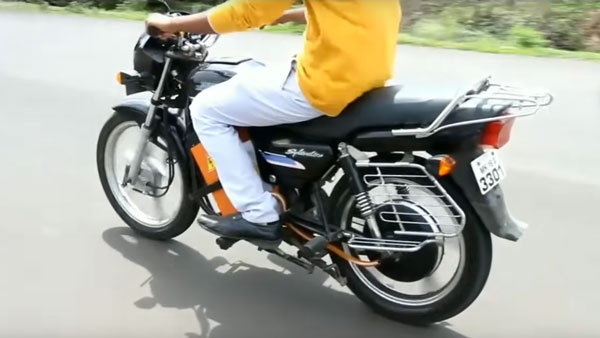 எலக்ட்ரிக் பைக்காக மாற்றப்பட்ட Splendor!! இந்தியாவிலேயே முதல்முறையாக ஆர்டிஓ அனுமதியளித்தது