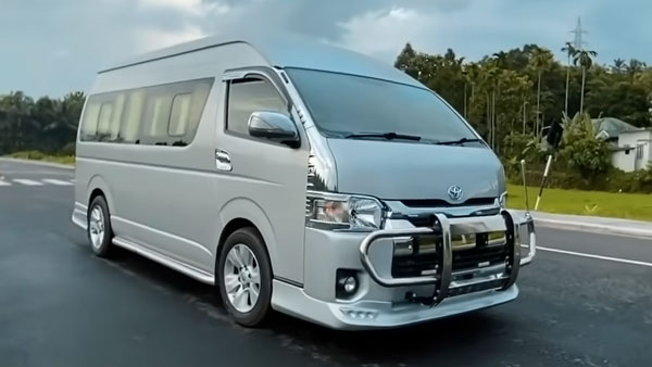 சமையலறை, கழிவறை என சின்ன வீடாகவே மாறிய Toyota Hiace... வாங்கினா இப்படி ஒரு வாகன்தான் வாங்கணும்!