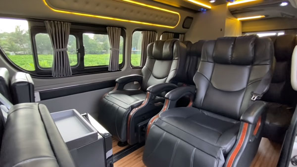 சமையலறை, கழிவறை என சின்ன வீடாகவே மாறிய Toyota Hiace... வாங்கினா இப்படி ஒரு வாகன்தான் வாங்கணும்!