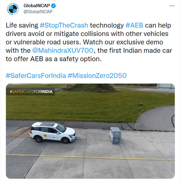 Mahindra XUV700 காரின் தானியங்கி பிரேக்கிங் திறன் எப்படி செயல்படுகிறது? உங்களையும், பாதசாரிகளையும் பாதுகாக்கும்!