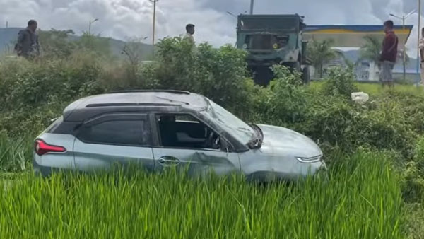 விபத்தில் சிக்கிய பாடகியின் டாடா பஞ்ச் கார்... ஹைலைட் என்னனா அவங்களுக்கு சின்னத ஒரு கீரல்கூட ஏற்படல!