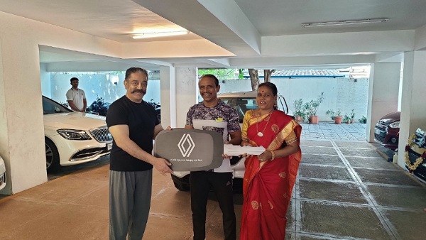 இப்போவே சம்பவம் செய்ய ஆரம்பிச்சுட்டாரு உலக நாயகன்... ஜிம் டிரெயினருக்கு பரிசளித்த கார் இவ்ளோ பாதுகாப்பானதா!..