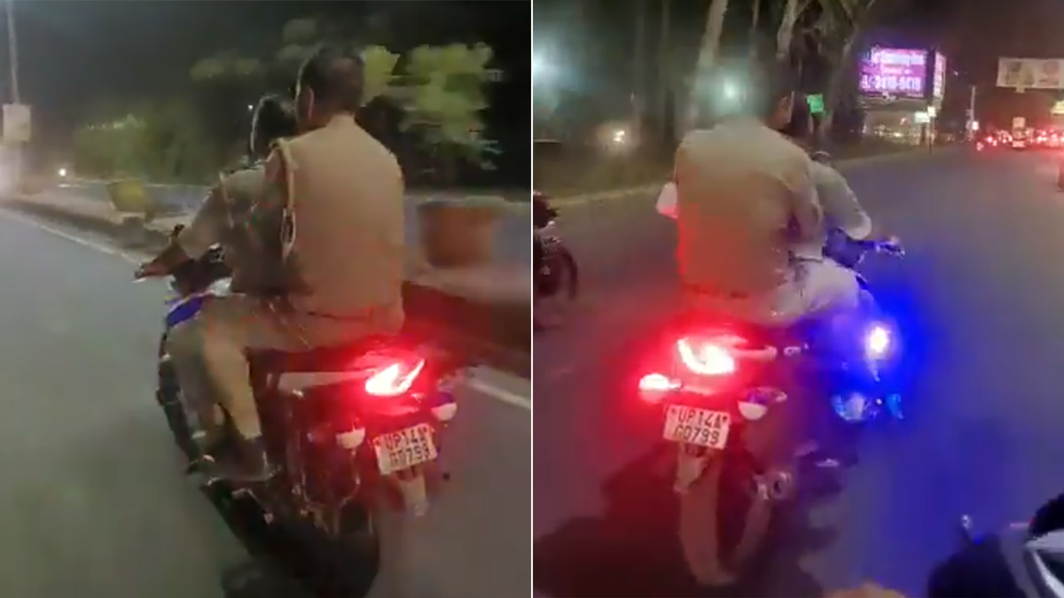 Cops Fined For Not Wearing Helmets.. ரூ. 1000 அபராதம் விதிக்கப்பட்டு